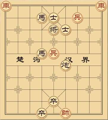 Hai xe hai tốt đấu với hai mã hai tốt pháo