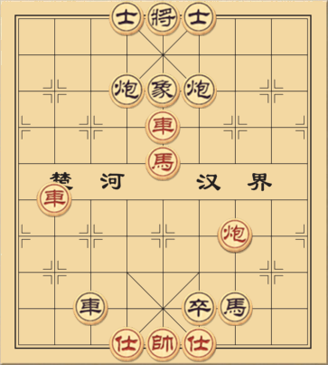 Hai xe pháo mã đấu với 2 pháo mã xe tốt