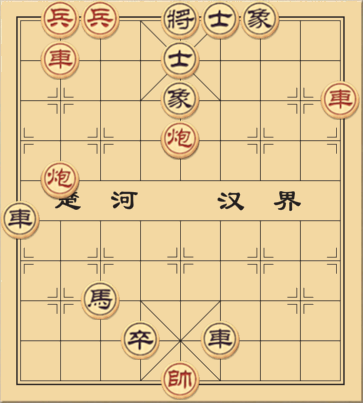 Hai pháo hai xe hai tốt