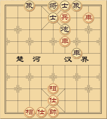 Hai xe 1 tốt đấu với xe pháo