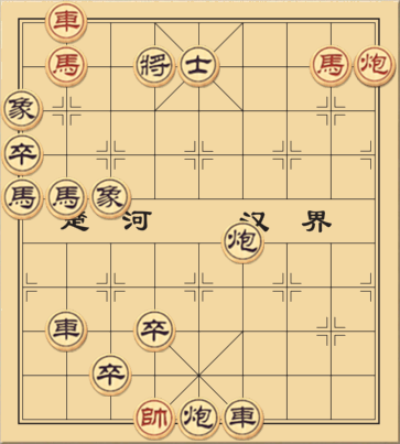 Hai mã hai xe pháo đấu với 2 xe 2 pháo 2 mã